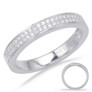 White Gold Matching Band White Gold Matching Band