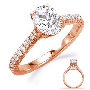 Rose Gold Engagement Ring Rose Gold Engagement Ring