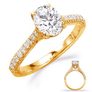 Yellow Gold Engagement Ring Yellow Gold Engagement Ring