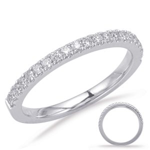 White Gold Matching Band White Gold Matching Band