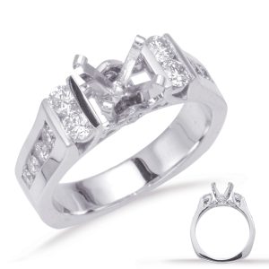 White Gold Engagement Ring White Gold Engagement Ring