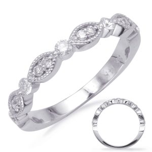 White Gold Matching Band White Gold Matching Band