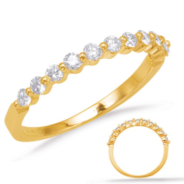 14KY Round Wedding Band