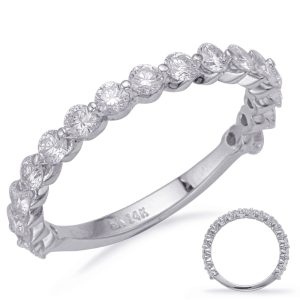 White Gold Matching Band White Gold Matching Band