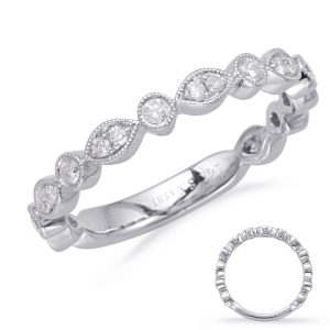 White Gold Matching Band White Gold Matching Band