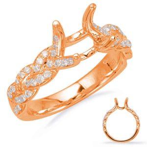 14ROS Braided Engagement Ring 14ROS Braided Engagement Ring