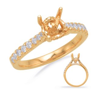 Yellow Gold Engagement Ring Yellow Gold Engagement Ring