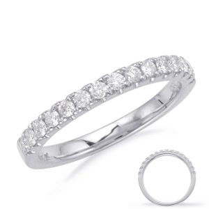 White Gold Matching Band White Gold Matching Band