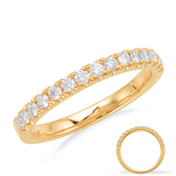 14KY Round Wedding Band