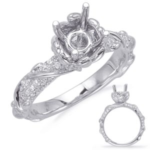 White Gold Engagement Ring White Gold Engagement Ring
