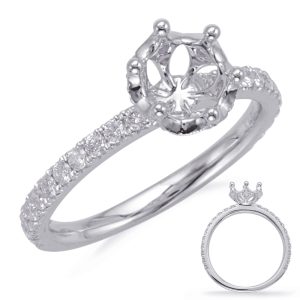 White Gold Engagement Ring White Gold Engagement Ring