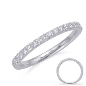 White Gold Matching Band White Gold Matching Band