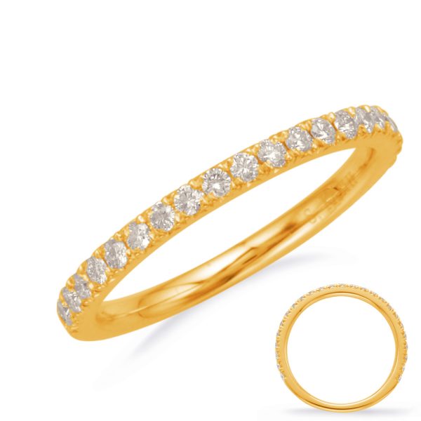 14KY Round Wedding Band