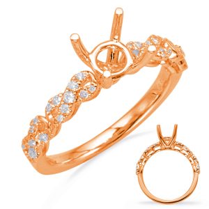 Rose Gold Engagement Ring Rose Gold Engagement Ring