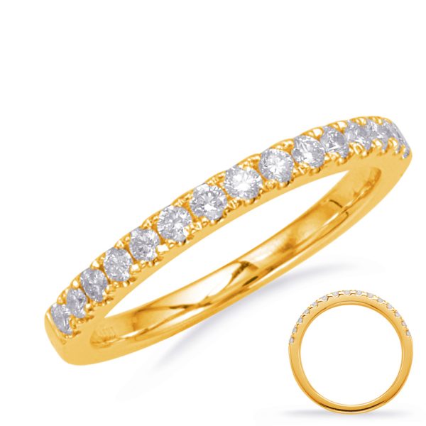 14KY Round Wedding Band