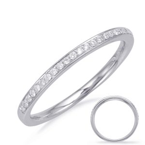 White Gold Matching Band White Gold Matching Band