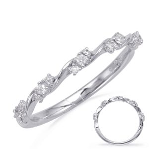 White Gold Matching Band White Gold Matching Band