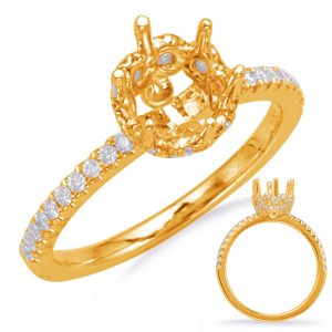 Yellow Gold Engagement Ring Yellow Gold Engagement Ring