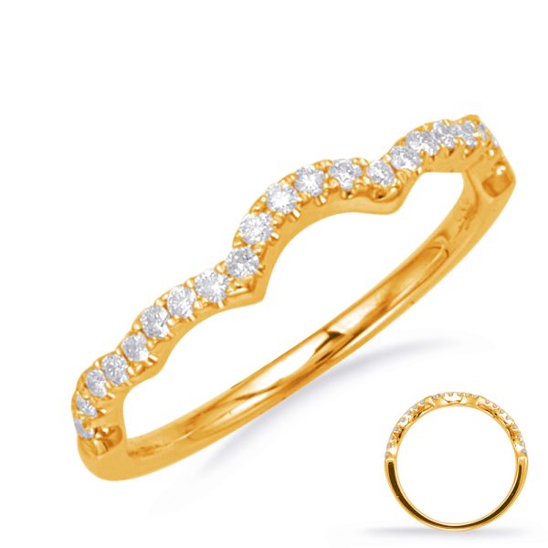 14KY Round Wedding Band