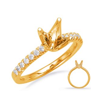Yellow Gold Engagement Ring Yellow Gold Engagement Ring