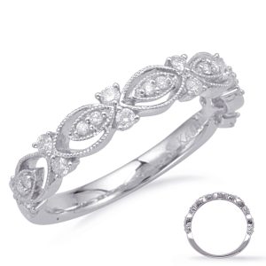 White Gold Matching Band White Gold Matching Band