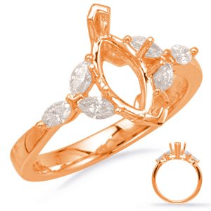 Rose Gold Engagement Ring Rose Gold Engagement Ring