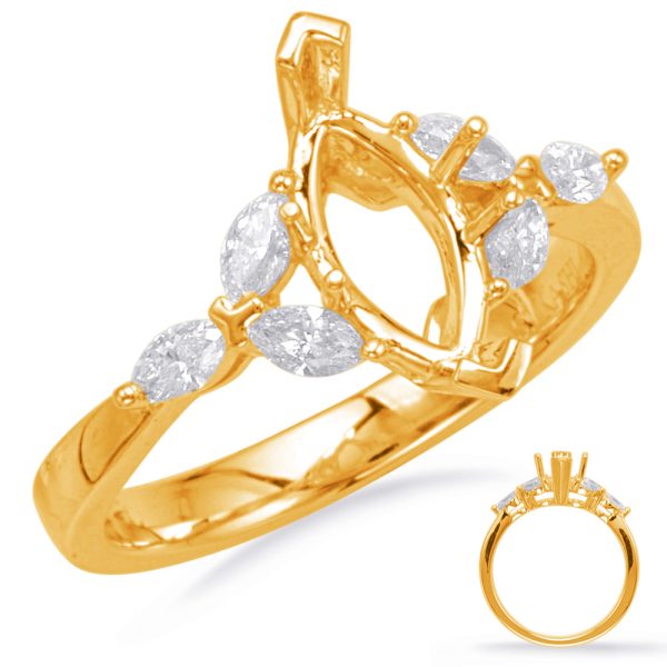 Marquise Diamond Engagement Ring