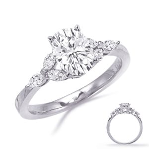 White Gold Engagement Ring White Gold Engagement Ring