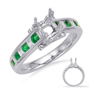 Baguette Diamond Engagement Ring Baguette Diamond Engagement Ring