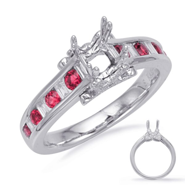 Baguette Diamond Engagement Ring