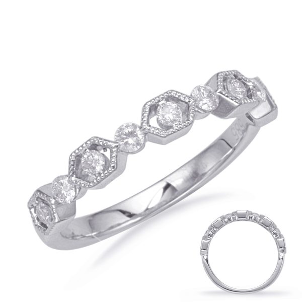 White Gold Matching Band