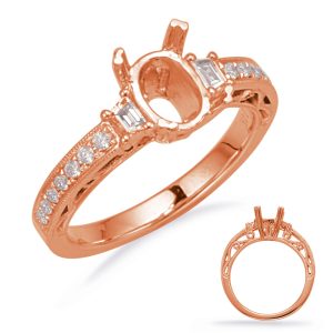 Rose Gold Engagement Ring Rose Gold Engagement Ring
