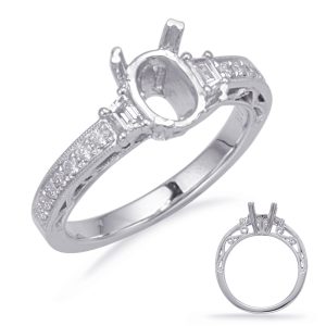 Baguette Diamond Engagement Ring Baguette Diamond Engagement Ring