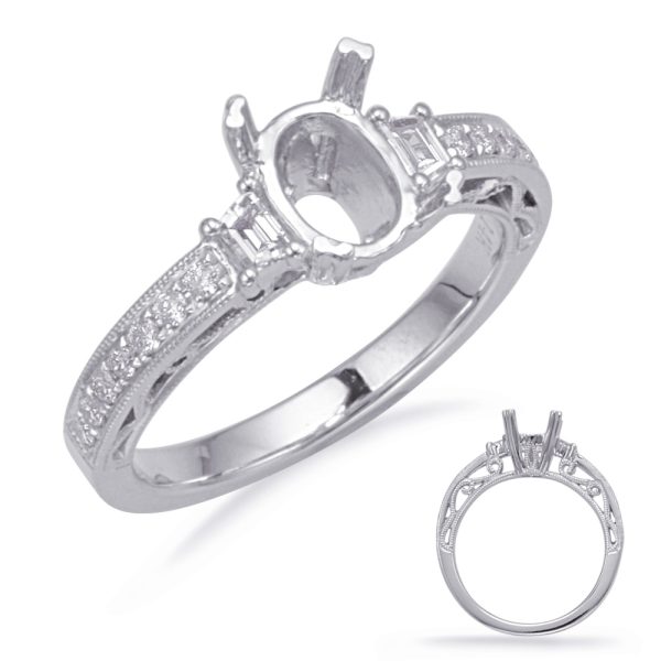 Baguette Diamond Engagement Ring