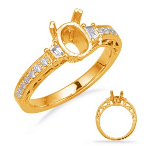 Yellow Gold Engagement Ring Yellow Gold Engagement Ring