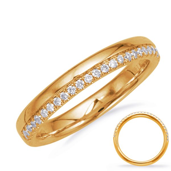 14KY Round Wedding Band