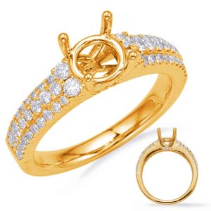 Yellow Gold Engagement Ring Yellow Gold Engagement Ring