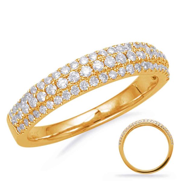 14KY Round Wedding Band