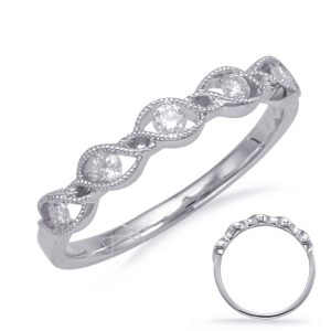 White Gold Matching Band White Gold Matching Band