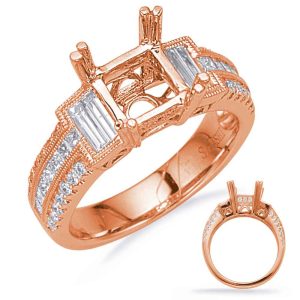 Rose Gold Engagement Ring Rose Gold Engagement Ring