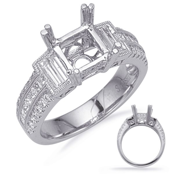 Baguette Diamond Engagement Ring
