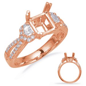 Rose Gold Engagement Ring Rose Gold Engagement Ring