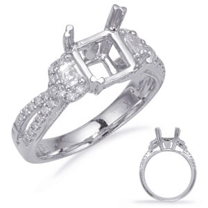 Baguette Diamond Engagement Ring Baguette Diamond Engagement Ring
