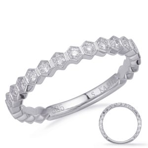 White Gold Matching Band White Gold Matching Band