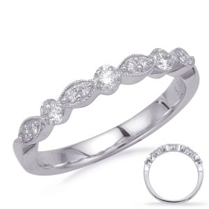 White Gold Matching Band White Gold Matching Band