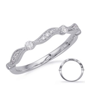 White Gold Matching Band White Gold Matching Band