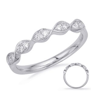 White Gold Matching Band White Gold Matching Band