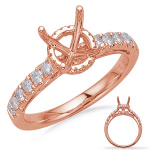 Rose Gold Engagement Ring Rose Gold Engagement Ring