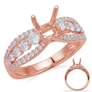 Rose Gold Engagement Ring Rose Gold Engagement Ring