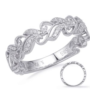 White Gold Matching Band White Gold Matching Band